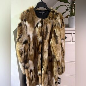Karl Lagerfeld fur coat NWT